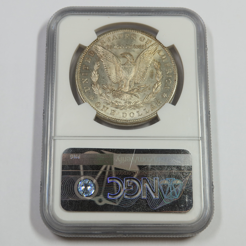 1891 P NGC MS60 - Silver Morgan Dollar - $1 US Coin #48597B - Picture 2 of 2