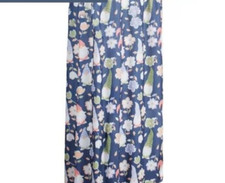 Gnome Shower Curtain Bathroom New in Package 72 Inch Flowers Gnomes