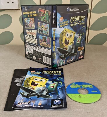 SpongeBob Schwammkopf Creature from The Crusty Krab Nintendo GameCube NGC UKV