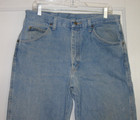 WRANGLER MEN'S CLASSIC 5-POCKET REGULAR FIT COTTON DENIM JEANS 34X32 GOOD — photo 3