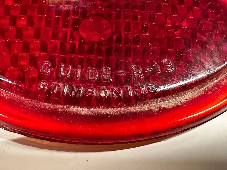 De colección 1942-46 Chevrolet Truck 1947-56 Chevy Panel Luz Trasera LENTE GMC Foto 2 de 4