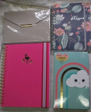 Lot of 4 ea. Journals ~  YOOBI ~ FAITHFULLY YOURS ~ CARE HOME, ETC.  ~ New.