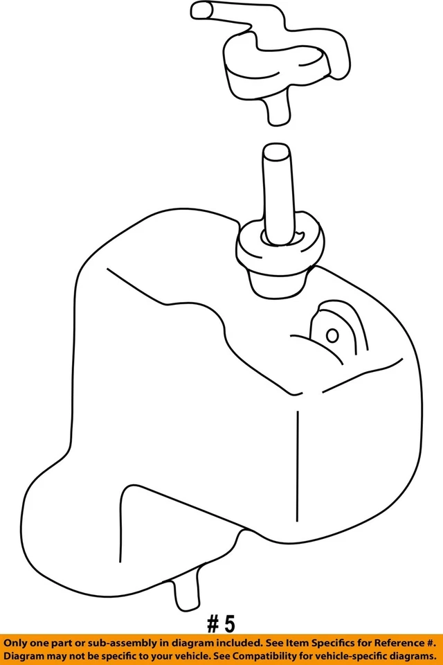 Used Engine Coolant Reservoir fits: 1999 Toyota Rav4  Grade A Foto 4 de 4