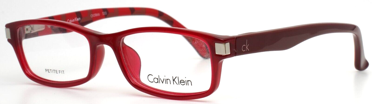 Calvin Klein Women Eyeglasses Red Frame CK5866 46[]15 135 Glasses New Calvin Klein Women main image 4