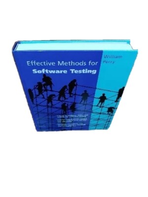 Effective Methods for Software Testing by William E Perry: Used