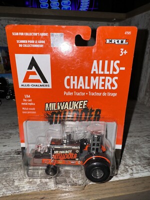 1/64 Scale Allis Chalmers Puller Tractor Milwaukee Mudder Ertl Die-Cast Chase