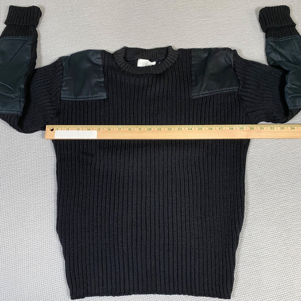 USGI Commando Sweater Worsted Wool USMC Wooly Pully Black USGI Commando Sweater Worsted Wool USMC Wooly Pully Black