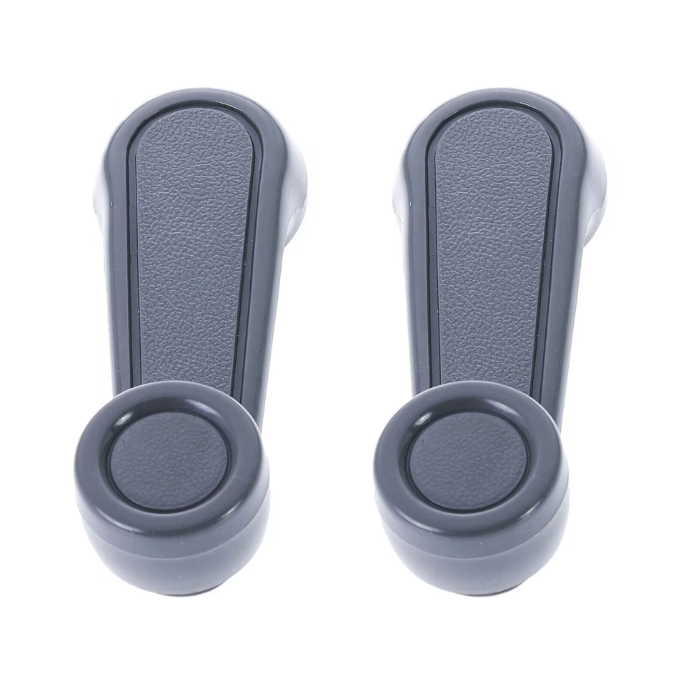 2pc Left & Right Manual Window Crank Handle Grey for Toyota Landcruiser & Hilux - Image 4 of 4