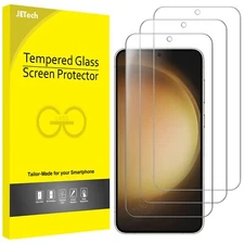 JETech Screen Protector for Samsung Galaxy S23 5G 6.1-Inch, 3-Pack