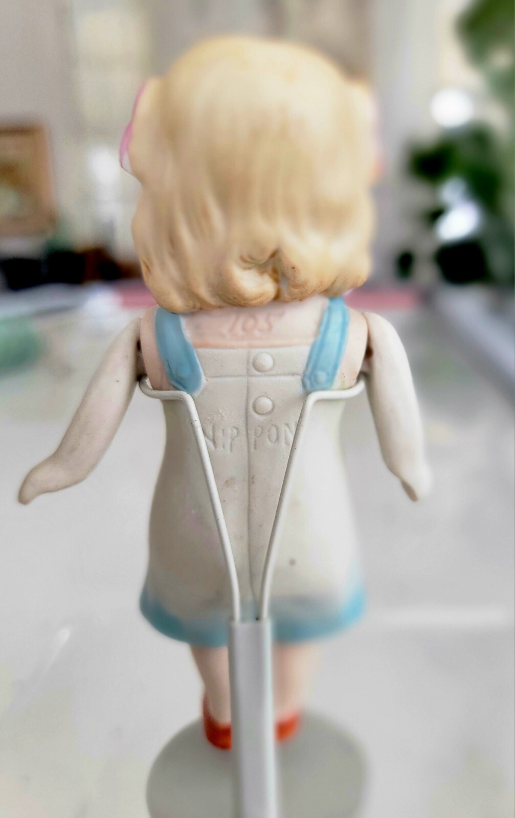 2 Antique Nippon Bisque Dolls Jointed Arms Japan Porcelain 5" eBay