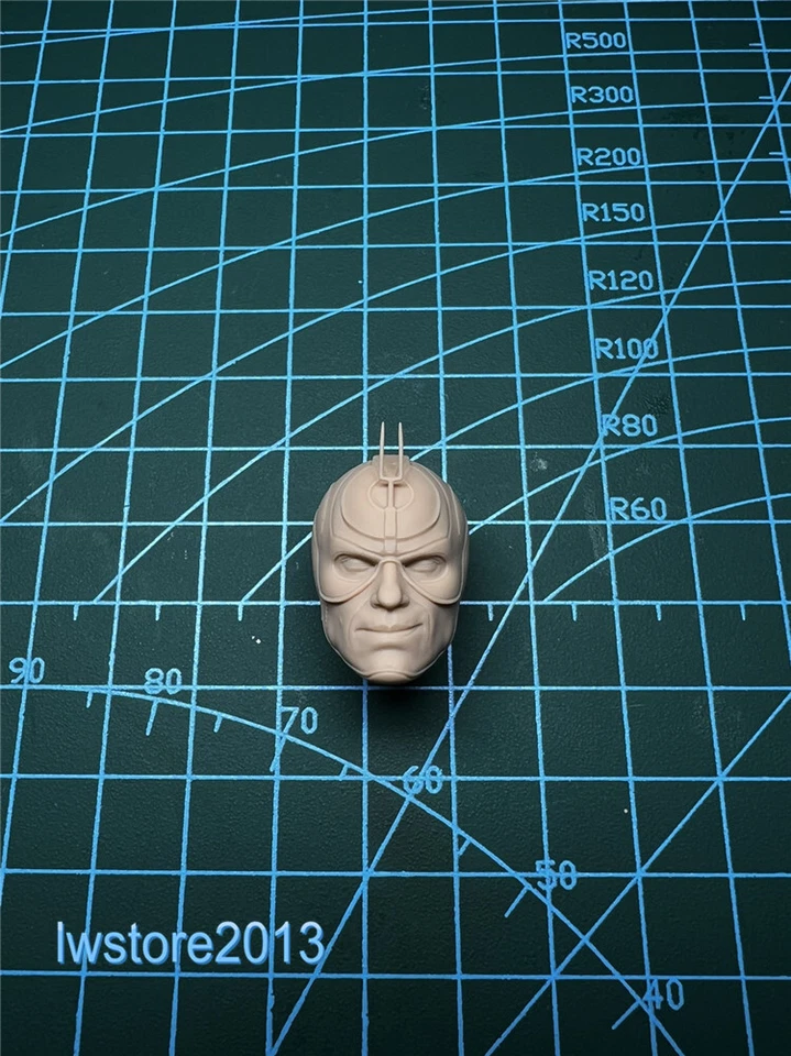 1:12 Black Bolt Blackagar Boltagon Head Sculpt For 6" Male Soldier Figure Body - Image 2 of 4