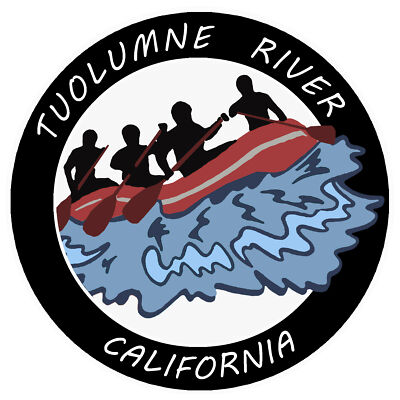Tuolumne River, California 3.5'' Car Truck Window Bumper Sticker Decal