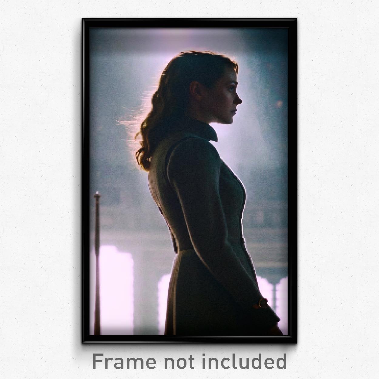 8 Bit Psychedelic Pixel Art Poster - Dreary Lancet Trippy Video Game Print