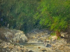 Luchon & Pyrénées & April 1930 & Landscape & France & Oil Painting