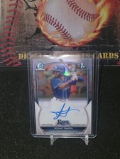 2023 Bowman Chrome Ronny Simon Refractor 1st Auto /499 Tampa Bay Rays