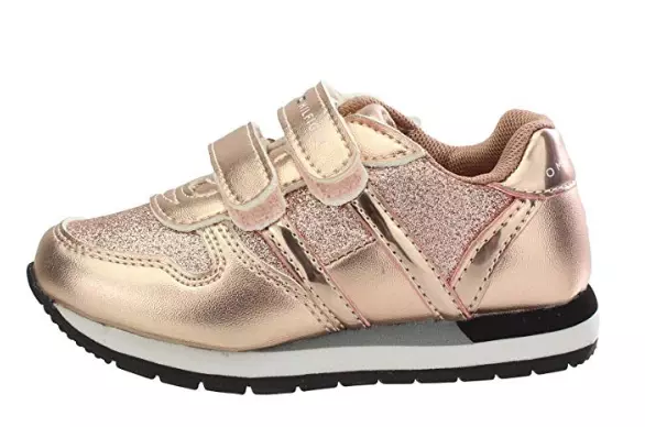 Girl&#039;s Shoes Hilfiger Star Metallic Pink Beige Eu 24 - 27 | eBay