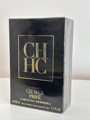 Carolina Herrera Ch Men PRIVE Eau de Toilette 1.7oz/50m NEW SEALED Discontinued
