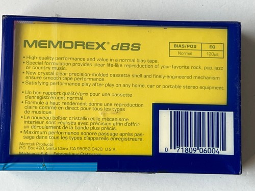 2 MAXELL Blank Audio Cassette Tapes DB60 DBS90 NEW SEALED FAST SHIPPING. - Picture 7 of 7