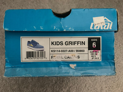 CANBAS専用ページ Lakai Kids Griffin Sneakers Royal Canvas 6 Brand New Blue And