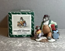 Fitz and Floyd Holiday Hamlet Mr. Grizzly Enchanted Forest Original Box