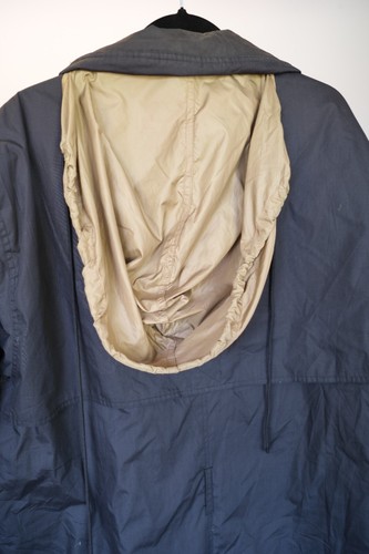 Vintage Mighty Mac Nordic Goose Down Lined Full Length Coat Hooded Men Sz Large - Picture 10 of 11