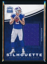 NATHAN PETERMAN 2017 CROWN ROYALE JUMBO ROOKIE SILHOUETTE RC JERSEY BUFFALO BILL