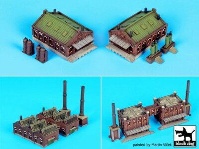 Black Dog 1/350 Shipyard House Accessories Big Set Big Industrial Complex S35006