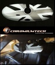 Mini Cooper/S / Uno R55 R56 R57 R60 R61 Bianco Union Jack Calotta Retrovisore