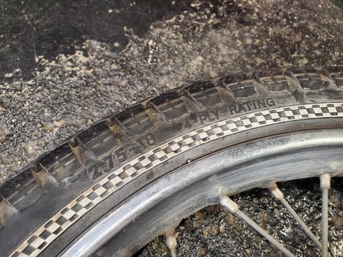 1971 HONDA CL175 CL 175 CB CB175 original COMPLETE FRONT WHEEL RIM HUB DRUM - 第 9/19 張圖片
