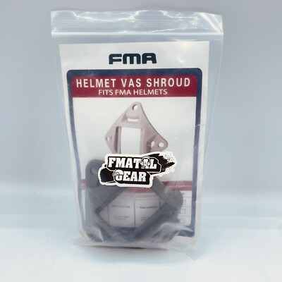 FMA VAS Modular Bungee Shroud NVG Helmet Mount 3 Holes - FG Green
