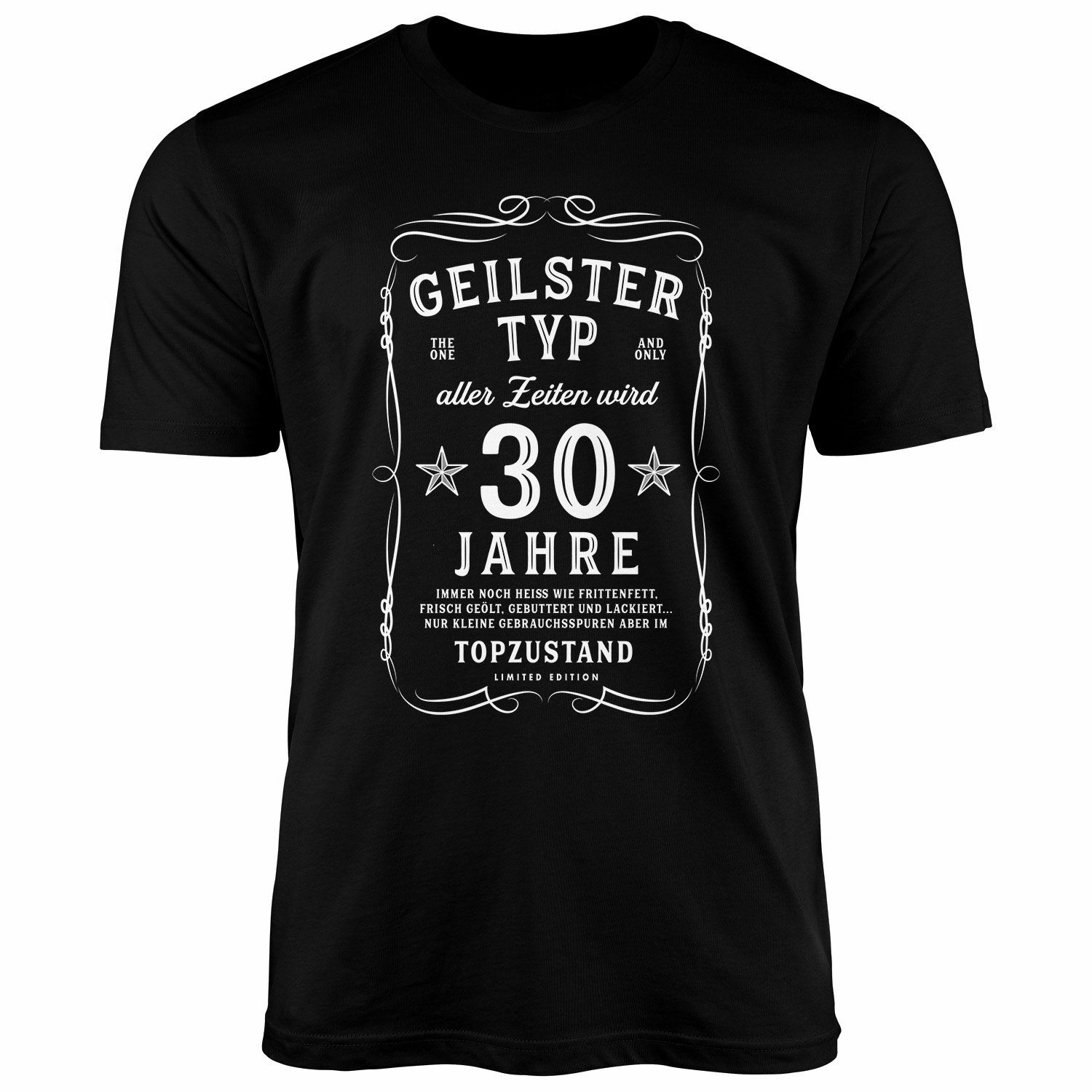 Футболка Herren с надписью Geburtstag Spruch lustig Geilster - типичная для всего мира.