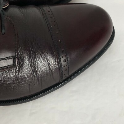 Stamati Mastroianni Leather Oxfords Mens size 10 M Oxblood  display picture 2