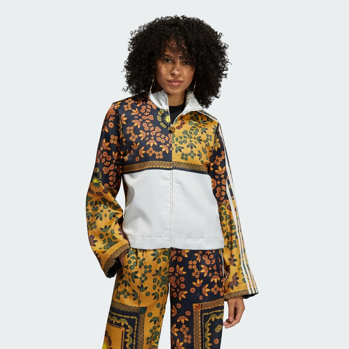 Adidas LTD YARA SHAHIDI SATIN TRACK JACKET firebird sweat Adidas LTD YARA SHAHIDI SATIN TRACK JACKET firebird sweat