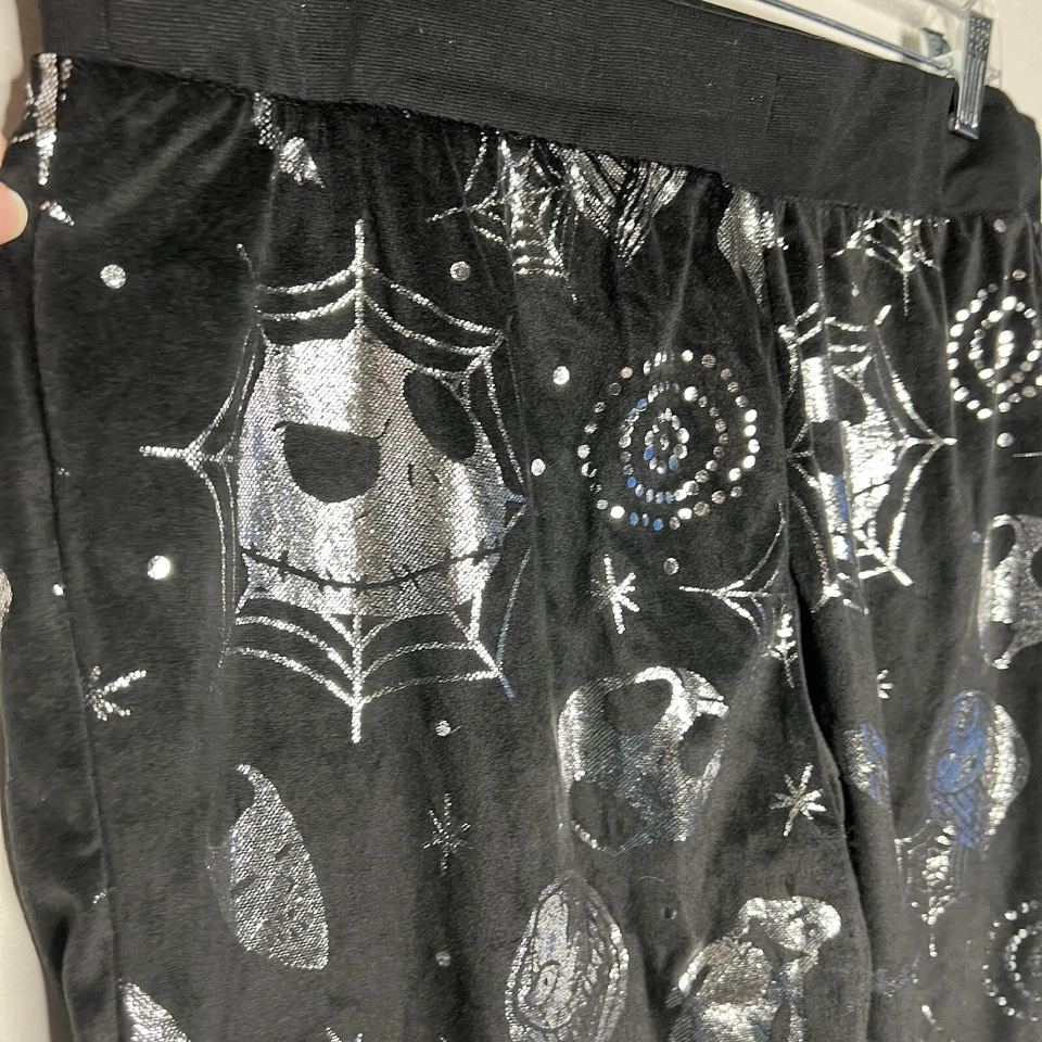 Pesadilla antes de Navidad Pantalones Disney Mujer Grande Salón Jogger Terciopelo Foto 3 de 4