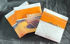 3pk D'Addario EJ15  Extra Light Acoustic Strings - FREE SHIPPING IN THE U.S.