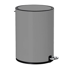 Image of Soft Close ABS Lid Bathroom Pedal Waste Trash Bin, 6 Litre