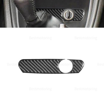 99 04 mustang cigarette lighter For Ford Mustang 2001-04 Carbon Fiber Console Cigarette Lighter Panel Trim  Cover