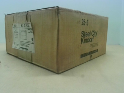 Steel City 52-C-13 (50 Pcs) Galvanized Steel Cover For 1 Device - Factory Sealed