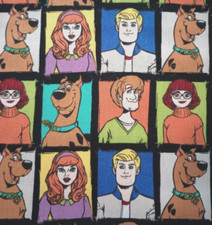 scooby doo kids fun fabric 12 by 10 inch 1pc
