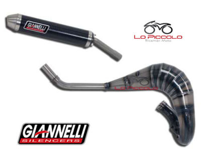 Schalldämpfer Komplett IN Kohlenstoff Giannelli Rieju Mrx 50 2002 2003
