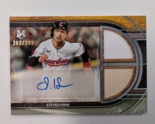 2025 Topps Museum Collection STEVEN KWAN Dual Relic Auto /299 Guardians
