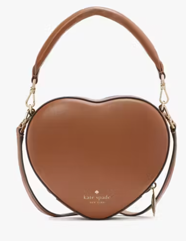 Kate Spade Brown NYC 3D Pretzel Crossbody Novelty Purse Shoulder