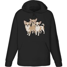 'Chihuahua Dog Family' Felpa con cappuccio/maglione con cappuccio per adulti (HO059037)