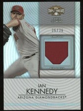 2012 Topps Triple Threads Unity Relics Sepia 36 /36 Ian Kennedy #TTUR-191