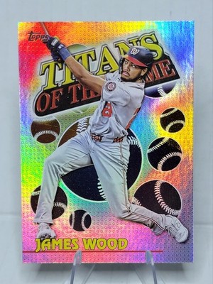 2026 Topps Series 1 James Wood Titans of The Game Card #TOG-15 MLB Nationals 
