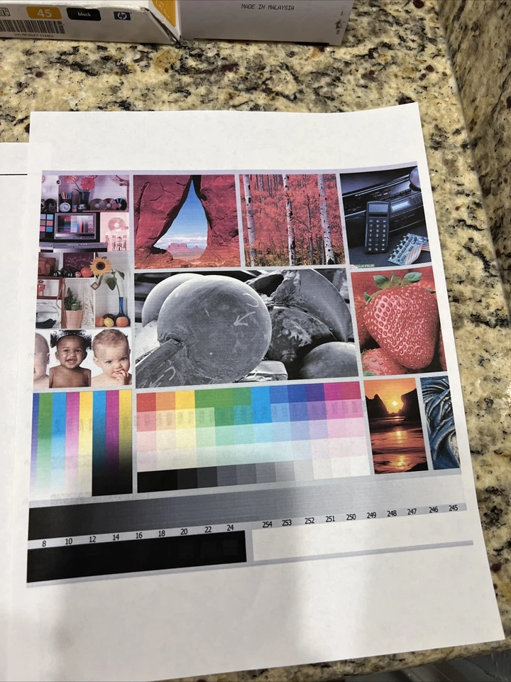 ⭐️HP DeskJet 1220C Standard Inkjet Printer P.C. 6841 Reservoir Pad SERVICED ⭐️ - Image 4 of 4