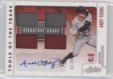 2021 Panini Absolute Red 3/99 Andy Young #RTT-AY Auto 0b2