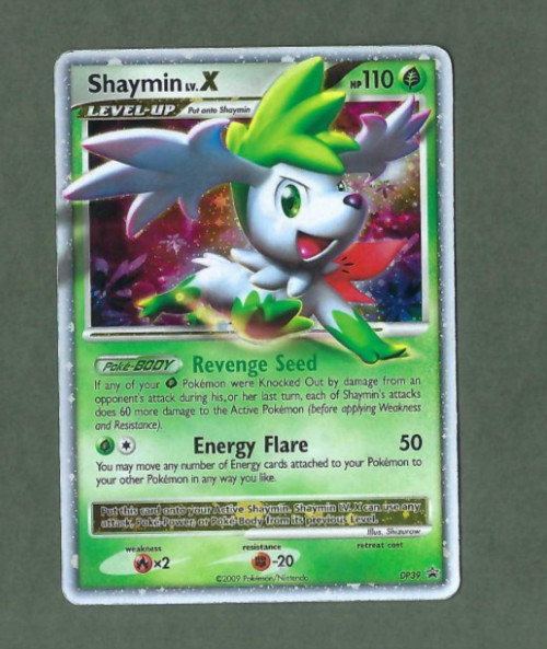 2009 Pokemon TCG Diamond and Pearl #DP39 Shaymin LV.X  Black Star Promo Holo