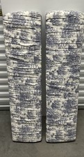 2 Custom Window Treatment Valance Cornices Blue Periwinkle Toile French Country