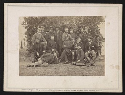 General Marcy and friends, Camp Winfield Scott, near Yorktown, May 2, 1862